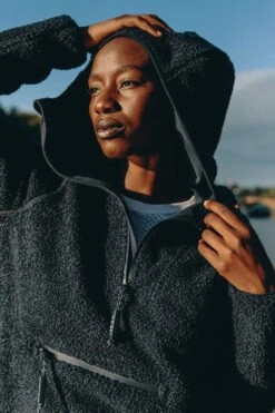 Womens Windproof Fleece Hoodie 24 Womens Windproof Fleece Hoodie -Urban Threads b11bea0072 4444 i