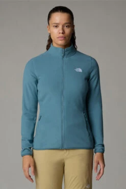 The North Face Womens 100 Glacier Full Zip Fleece Jacket -Urban Threads b11beb0337 4j4j c