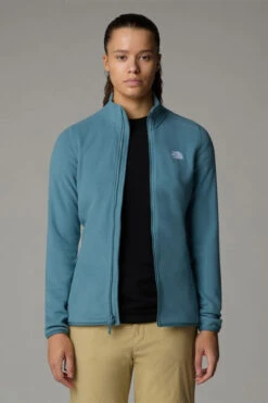 The North Face Womens 100 Glacier Full Zip Fleece Jacket -Urban Threads b11beb0337 4j4j e