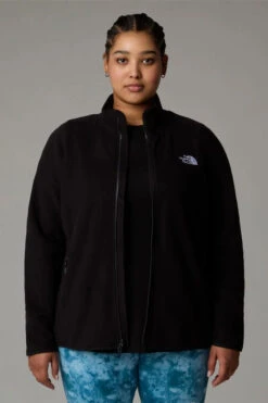 The North Face Womens Plus Size 100 Glacier Full Zip Fleece Jacket 14 The North Face Womens Plus Size 100 Glacier Full Zip Fleece Jacket -Urban Threads b11beb0339 7070 o