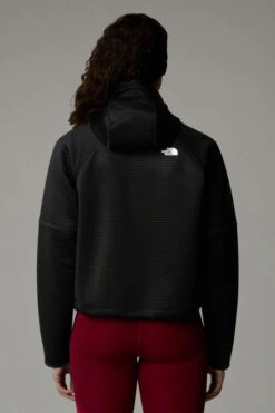 The North Face Womens Dotknit Thermal Full Zip Hoodie Fleece Jacket -Urban Threads b11beb0587 7070 d