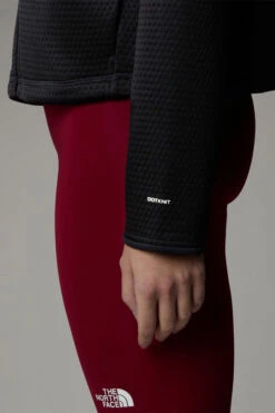 The North Face Womens Dotknit Thermal Full Zip Hoodie Fleece Jacket -Urban Threads b11beb0587 7070 q