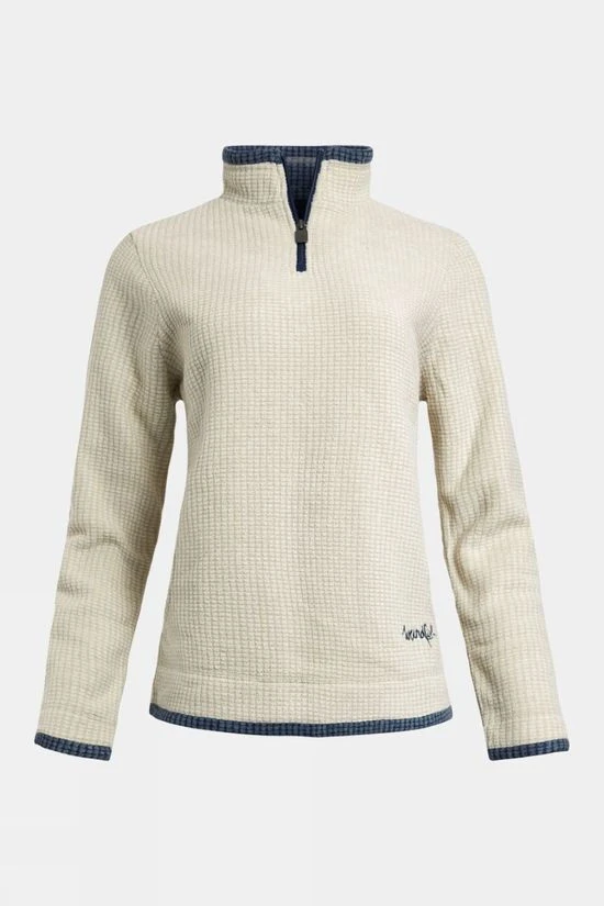 Weird Fish Womens Beyonce Eco 1/4 Zip Grid Fleece 3 Weird Fish Womens Beyonce Eco 1/4 Zip Grid Fleece