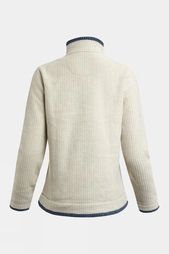 Weird Fish Womens Beyonce Eco 1/4 Zip Grid Fleece 4 Weird Fish Womens Beyonce Eco 1/4 Zip Grid Fleece - Image 2