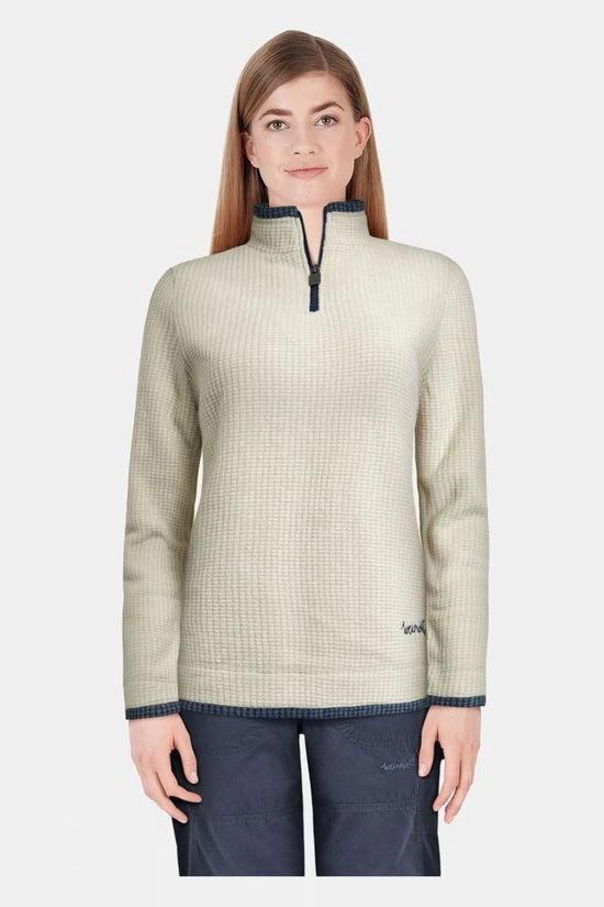 Weird Fish Womens Beyonce Eco 1/4 Zip Grid Fleece 5 Weird Fish Womens Beyonce Eco 1/4 Zip Grid Fleece - Image 3