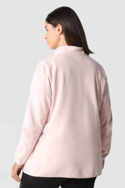 The North Face Womens Plus Size 100 Glacier1/4 Zip Fleece -Urban Threads b11bed0042 7036 d