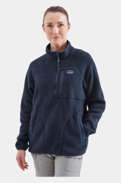 Passenger Womens Home Quarter Zip Recycled Sherpa Fleece -Urban Threads b11bed0073 4444 c