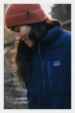 Passenger Womens Home Quarter Zip Recycled Sherpa Fleece -Urban Threads b11bed0073 4444 i