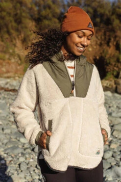 Womens Beaumont Recycled Sherpa Hooded Fleece 23 Womens Beaumont Recycled Sherpa Hooded Fleece -Urban Threads b11bed0092 1266 e