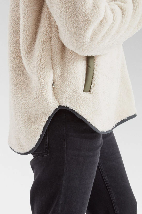 Womens Beaumont Recycled Sherpa Hooded Fleece 9 Womens Beaumont Recycled Sherpa Hooded Fleece - Image 7