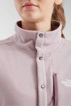 The North Face Womens Nervia Snap Neck Pullover Fleece -Urban Threads b11bed0112 9090 o