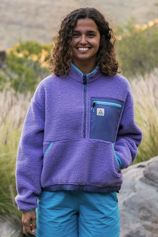 Womens Ravi Recycled Half Zip Fleece 8 Womens Ravi Recycled Half Zip Fleece - Image 6