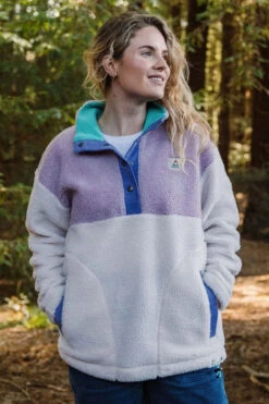 Womens Create Recycled Deep-Pile Sherpa Fleece 19 Womens Create Recycled Deep-Pile Sherpa Fleece -Urban Threads b11bed0136 9711 j