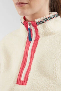 Womens Battams Half Zip Fleece 18 Womens Battams Half Zip Fleece -Urban Threads b11bed0138 1111 t