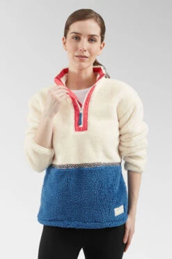 Womens Battams Half Zip Fleece 15 Womens Battams Half Zip Fleece -Urban Threads b11bed0138 1111 v