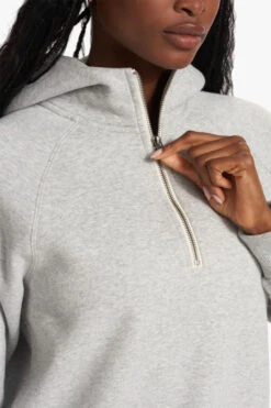 Vuori Womens Restore Half Zip Hoodie -Urban Threads b11bee0058 7272 i