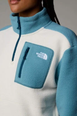 The North Face Womens Yumiori Quarter Zip Fleece -Urban Threads b11bee0067 1043 m