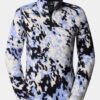 The North Face Womens 100 Glacier Printed Quarter Zip Fleece 1 The North Face Womens 100 Glacier Printed Quarter Zip Fleece -Urban Threads b11bee0081 1102 a