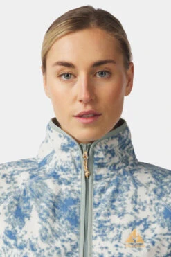 Womens Estate Printed Half Zip Fleece -Urban Threads b11bee0100 1787 o