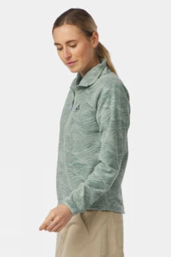 Womens Wave Printed Half Zip Fleece 15 Womens Wave Printed Half Zip Fleece -Urban Threads b11bee0101 5987 n