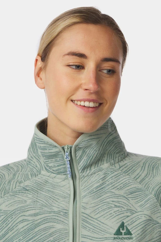 Womens Wave Printed Half Zip Fleece 9 Womens Wave Printed Half Zip Fleece - Image 7