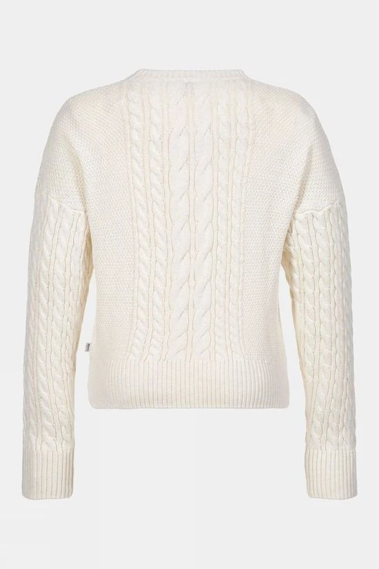 Musto Womens Cable Knit Crew Neck Jumper 4 Musto Womens Cable Knit Crew Neck Jumper - Image 2