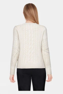 Musto Womens Cable Knit Crew Neck Jumper 11 Musto Womens Cable Knit Crew Neck Jumper -Urban Threads b11bfa0145 1010 u