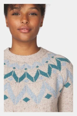 Ayacucho Womens Como Jaquard Wool Jumper -Urban Threads b11bfa0195 1111 f