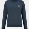 Blue Loop Originals Womens Blue Fleece Sweater