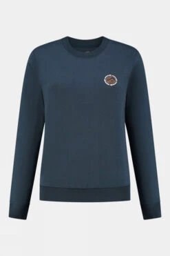 Blue Loop Originals Womens Blue Fleece Sweater