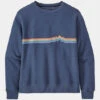 Patagonia Womens Ridge Rise Stripe Uprisal Crew Sweatshirt 1 Patagonia Womens Ridge Rise Stripe Uprisal Crew Sweatshirt -Urban Threads b11bfa0210 4040 a