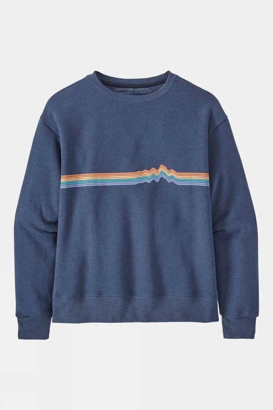 Patagonia Womens Ridge Rise Stripe Uprisal Crew Sweatshirt 3 Patagonia Womens Ridge Rise Stripe Uprisal Crew Sweatshirt