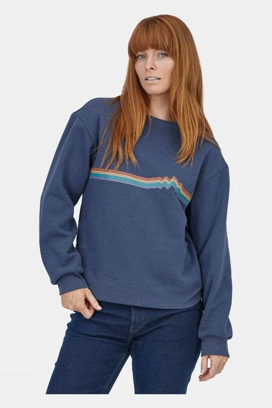 Patagonia Womens Ridge Rise Stripe Uprisal Crew Sweatshirt 4 Patagonia Womens Ridge Rise Stripe Uprisal Crew Sweatshirt - Image 2