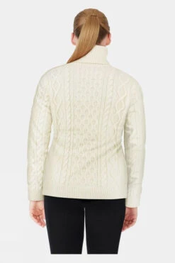 Blue Loop Originals Womens Essential Cable Sweater -Urban Threads b11bfa0228 1010 u