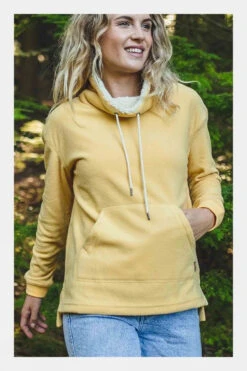 Passenger Womens Olive Slouch Neck Polar Fleece 17 Passenger Womens Olive Slouch Neck Polar Fleece -Urban Threads b11bfa0240 2323 a