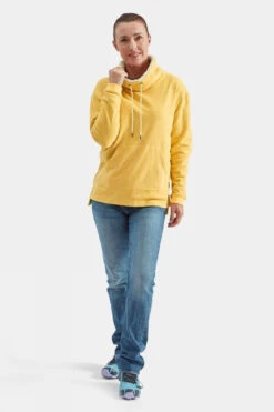 Passenger Womens Olive Slouch Neck Polar Fleece 15 Passenger Womens Olive Slouch Neck Polar Fleece -Urban Threads b11bfa0240 2323 s