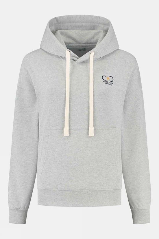 Blue Loop Originals Womens Blue Fleece Hooded Sweatshirt 3 Blue Loop Originals Womens Blue Fleece Hooded Sweatshirt