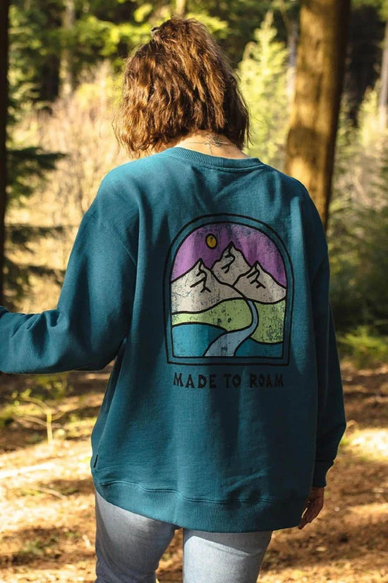 Womens Friday Collective Recycled Cotton Oversized Sweatshirt 6 Womens Friday Collective Recycled Cotton Oversized Sweatshirt - Image 4