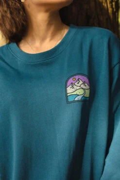 Womens Friday Collective Recycled Cotton Oversized Sweatshirt 11 Womens Friday Collective Recycled Cotton Oversized Sweatshirt -Urban Threads b11bfa0295 4242 c