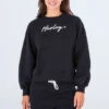 Hurley Womens Oceancare O&O Script Crew Sweatshirt 2 Hurley Womens Oceancare O&O Script Crew Sweatshirt -Urban Threads b11bfa0310 7070 a