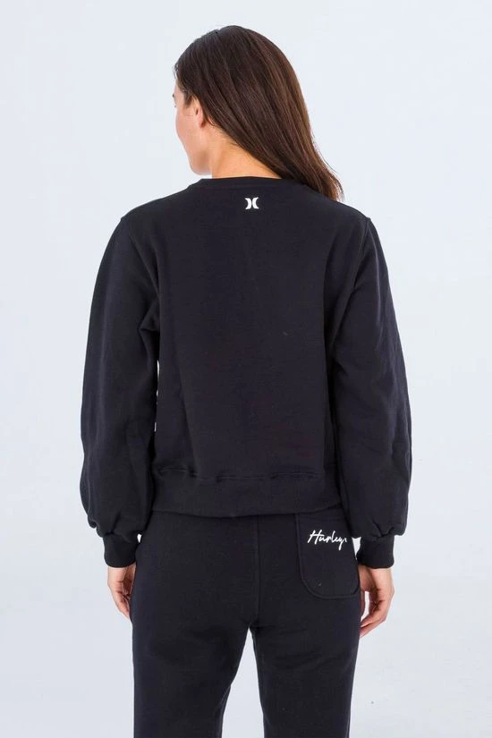 Hurley Womens Oceancare O&O Script Crew Sweatshirt 4 Hurley Womens Oceancare O&O Script Crew Sweatshirt - Image 2