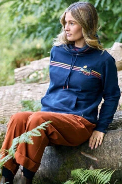 Womens Winter Stripe Hoodie 12 Womens Winter Stripe Hoodie -Urban Threads b11bfa0378 4444 y