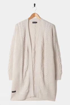 Womens Cable Knitted Cardigan