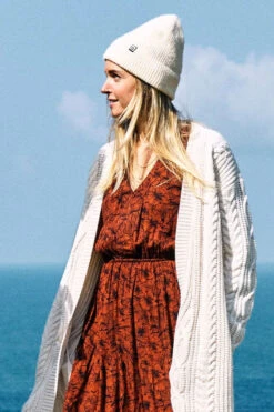 Womens Cable Knitted Cardigan -Urban Threads b11bfa0380 1212 d