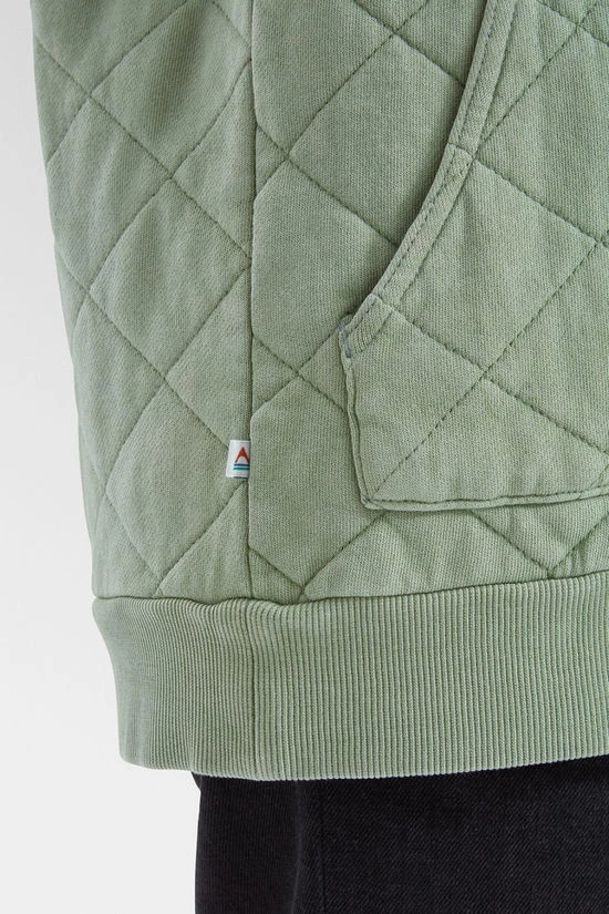 Womens Clementine Recycled Quilted Popper Up Hoodie 13 Womens Clementine Recycled Quilted Popper Up Hoodie - Image 11