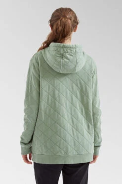 Womens Clementine Recycled Quilted Popper Up Hoodie 19 Womens Clementine Recycled Quilted Popper Up Hoodie -Urban Threads b11bfa0384 5353 w