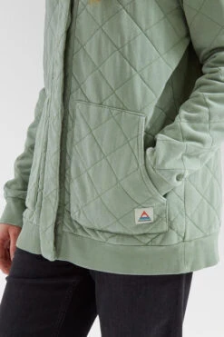 Womens Clementine Recycled Quilted Popper Up Hoodie 23 Womens Clementine Recycled Quilted Popper Up Hoodie -Urban Threads b11bfa0384 5353 x