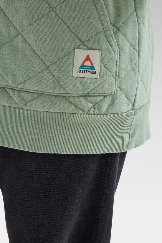 Womens Clementine Recycled Quilted Popper Up Hoodie 11 Womens Clementine Recycled Quilted Popper Up Hoodie - Image 9