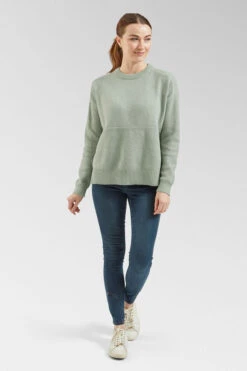 Womens Cove Recycled Knitted Jumper Sweatshirt 18 Womens Cove Recycled Knitted Jumper Sweatshirt -Urban Threads b11bfa0385 5353 r