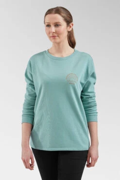 Womens Rainbow Recycled Cotton Oversized Sweatshirt -Urban Threads b11bfa0410 4343 w